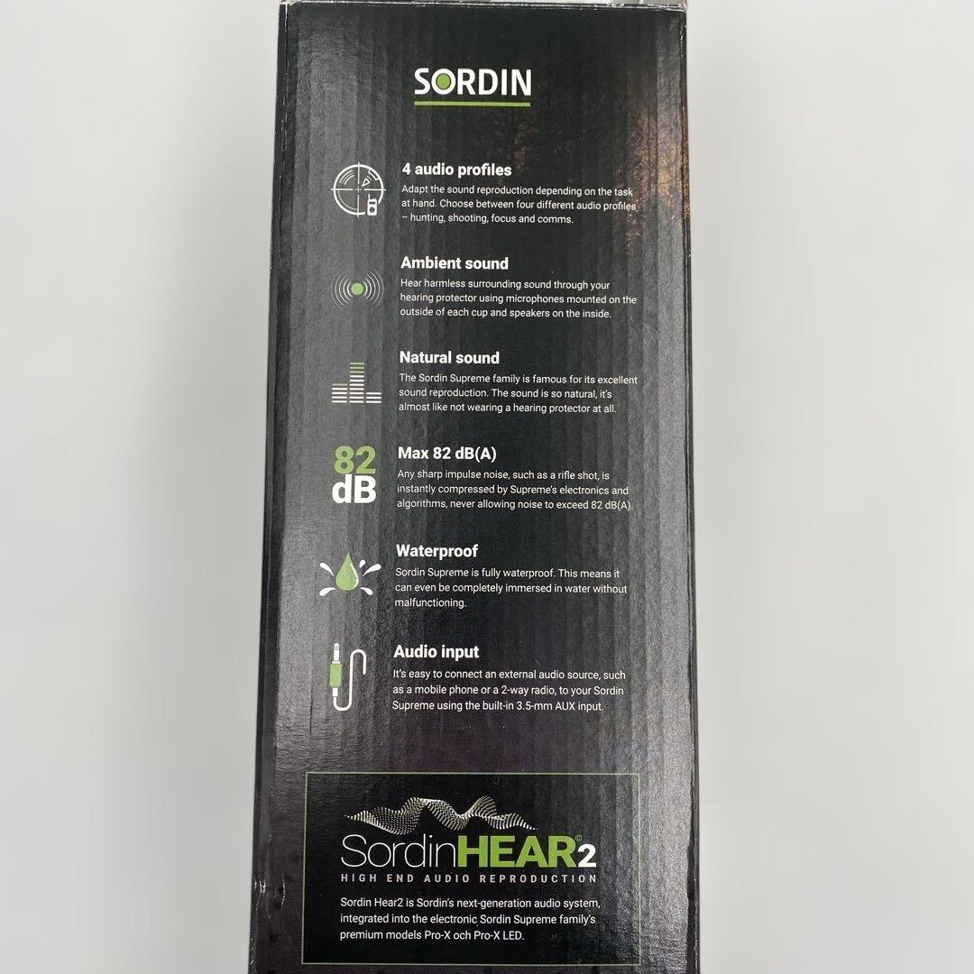 Sordin Supreme Pro-X LED 電子式イヤーマフ　S H59