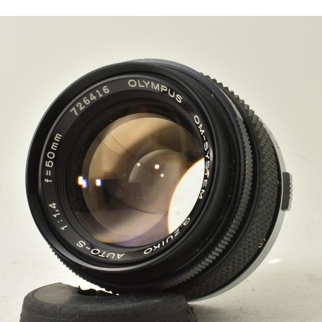 OLYMPUS OM-1 ブラック 50mm F1.4 露出計不動 速度OK
