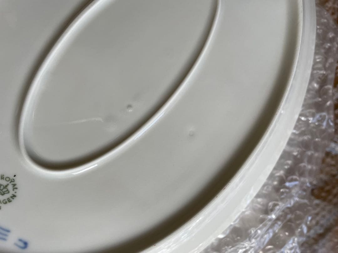 専用です❗️RCブルーフルーテッドハーフレースオーバルプレート　6枚