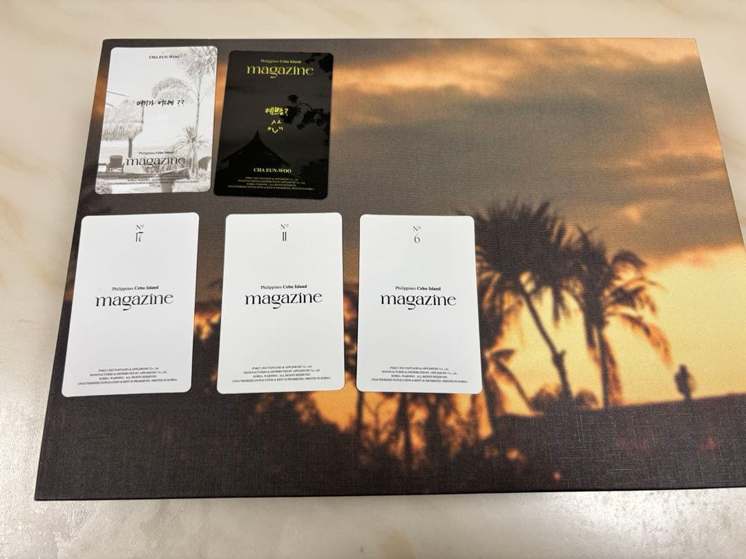 【抜けなし】チャウヌ magazine 写真集　トレカ　ランダムトレカ付
