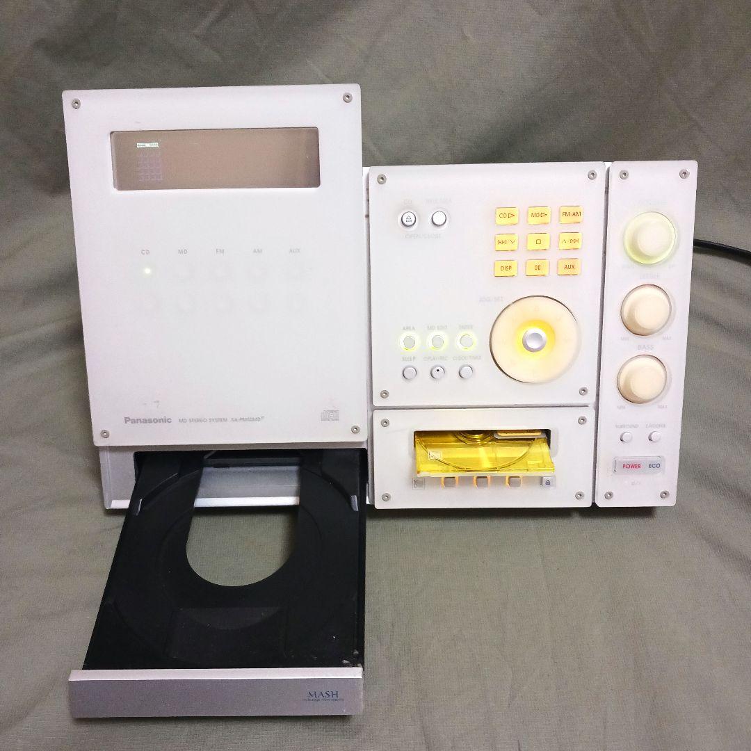 Panasonic MDミニコンポ SA-PM50MD 本体、 リモコン付き