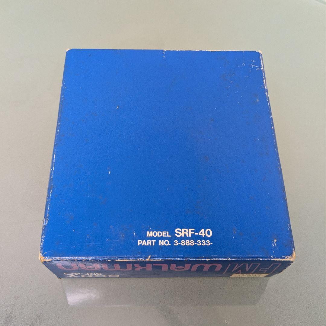 【美品】SONY FM WALKMAN ソニー FMウォークマン SRF-40