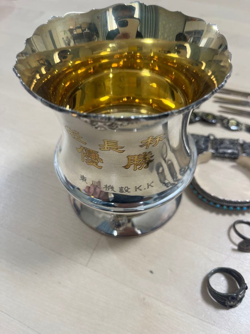 優勝杯とアクセサリーのまとめ！なんと総グラム500越え！