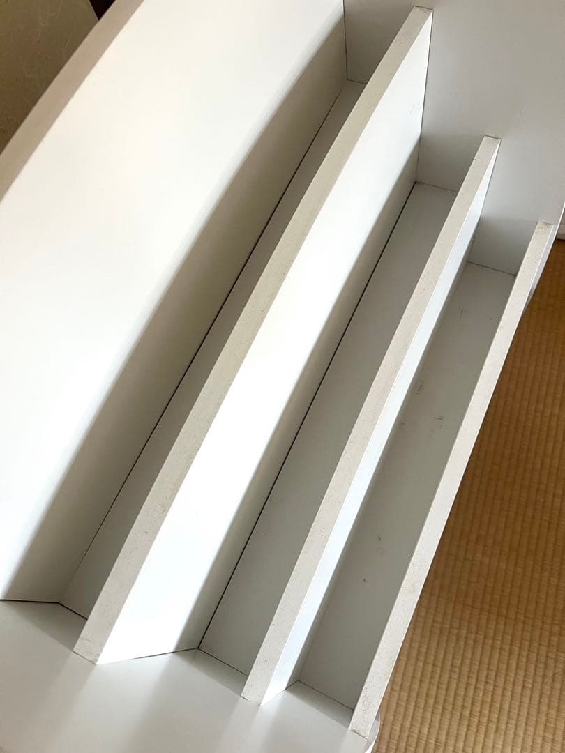 シンプル マガジンラック 本棚 ホワイト FMR-9060 収納ラック