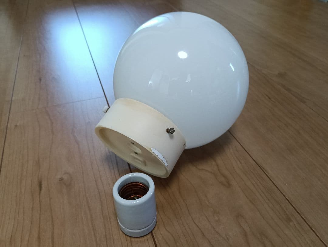 レトロガラス照明器具