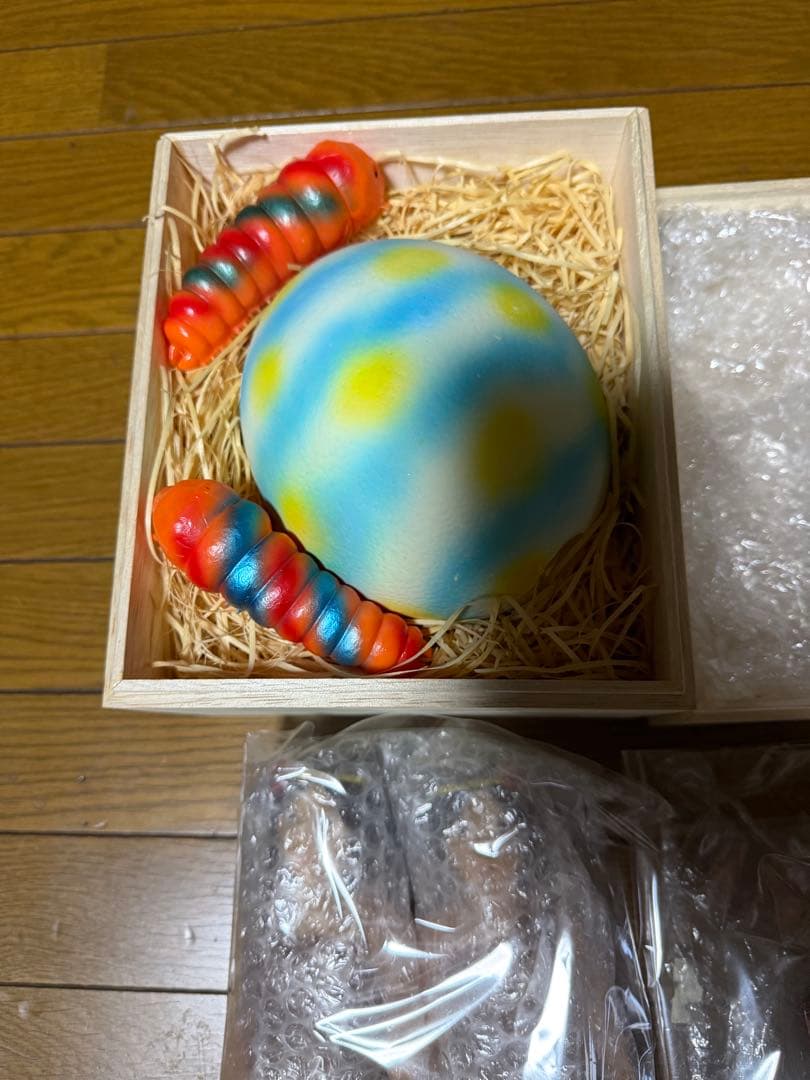 M１号　小美人　モスラ幼虫　モスラのたまご　モスラ　ソフビ　ゴジラ　値下げOK