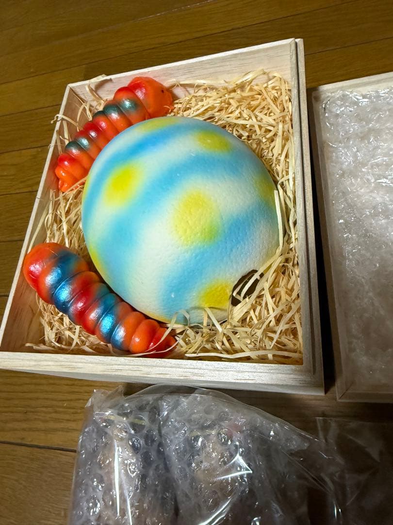 M１号　小美人　モスラ幼虫　モスラのたまご　モスラ　ソフビ　ゴジラ　値下げOK