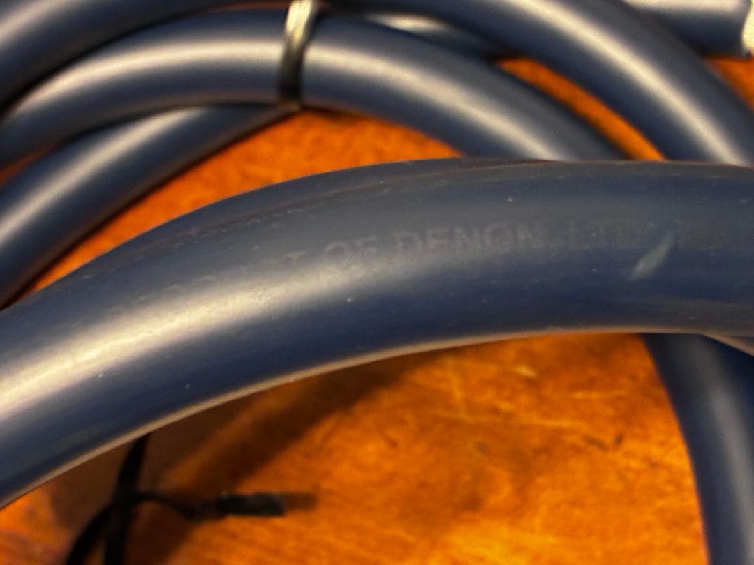 Denon AK-5000 1.5m ペア デノン ケーブル 新品デッドストック