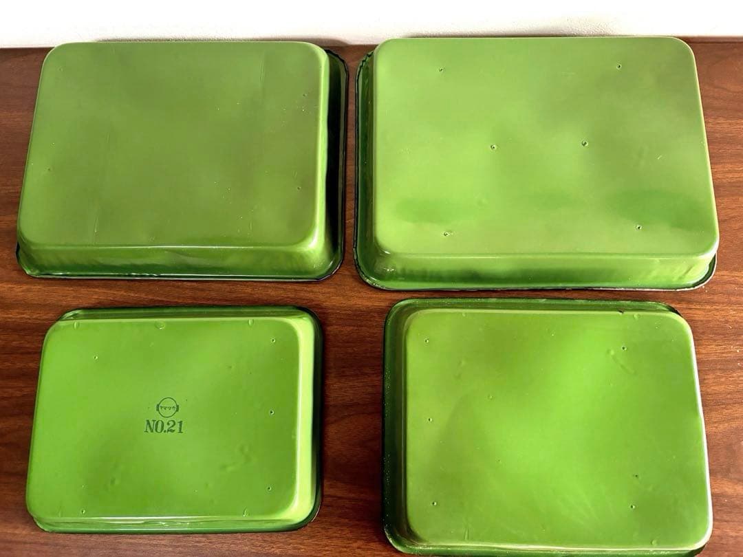 【お値下げ】琺瑯バット４枚セット