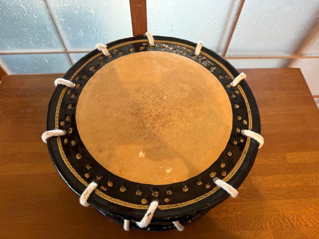 【O-2252】締太鼓 和太鼓 和楽器 鼓 楽器 日本文化 伝統芸能