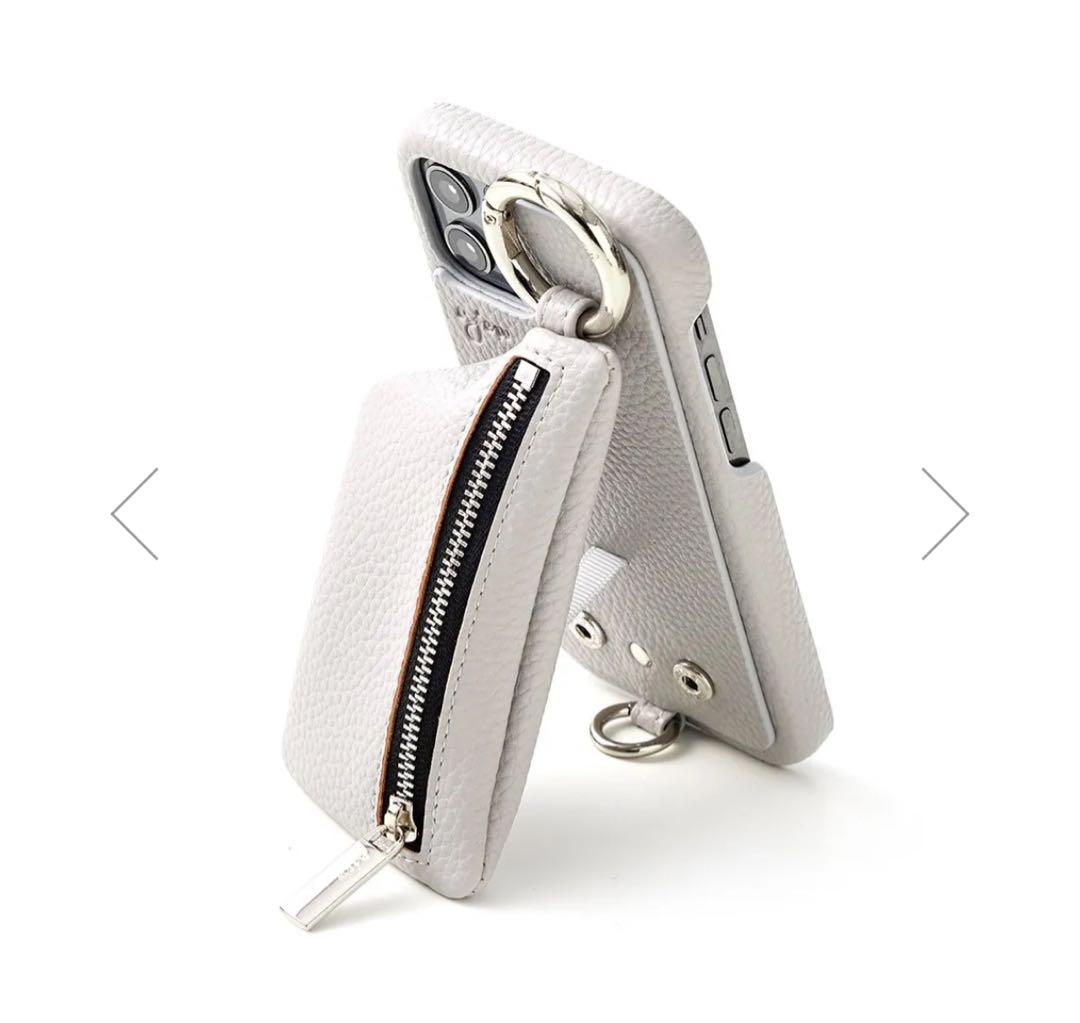 ajew エジュー iphone15pro 15pro ケース icegray