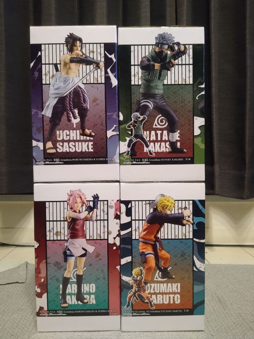 NARUTO　フィギュア　カカシ　ナルト　サクラ　サスケ　Grandista