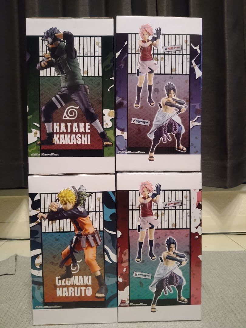 NARUTO　フィギュア　カカシ　ナルト　サクラ　サスケ　Grandista