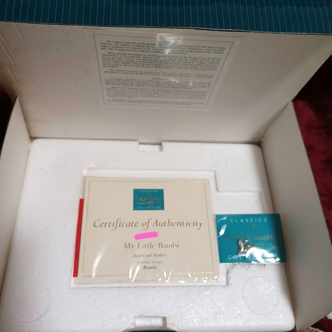 めい【WDCC】バンビ 廃盤品 新品未使用 ディズニー