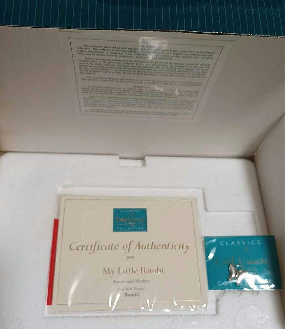 めい【WDCC】バンビ 廃盤品 新品未使用 ディズニー