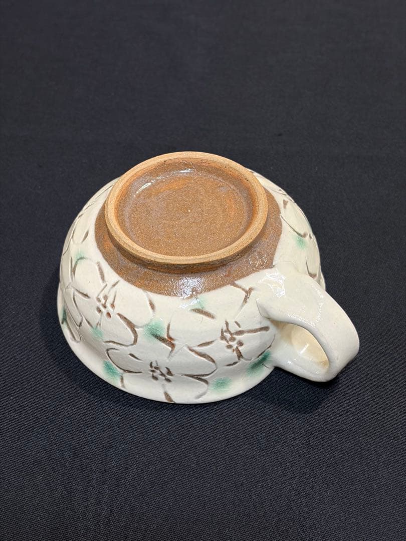 益子焼　スープカップ&ソーサー　作陶家　陶芸家　民藝品　#A