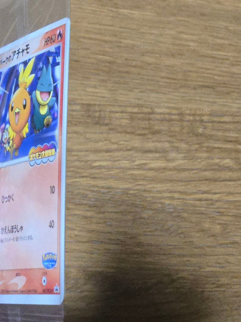 ポケパークのアチャモ プロモ 047/PCG-P ポケモンカード