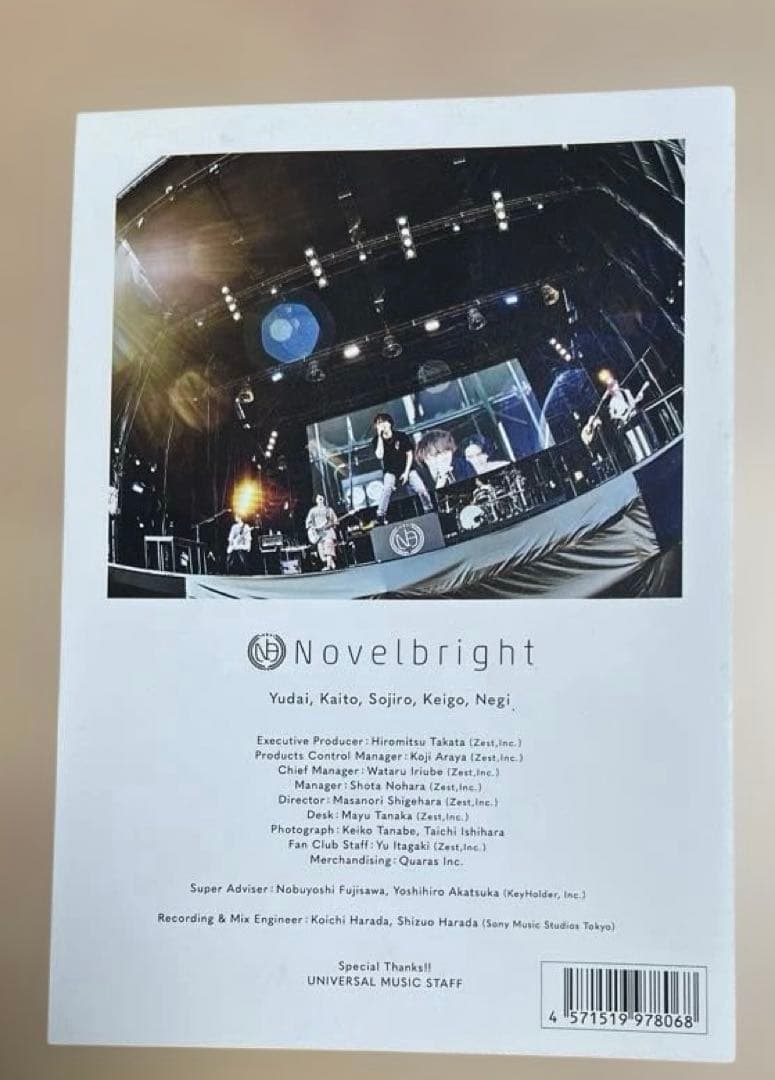 【新品未使用】Novelbright seeker PHOTO&RYRICS