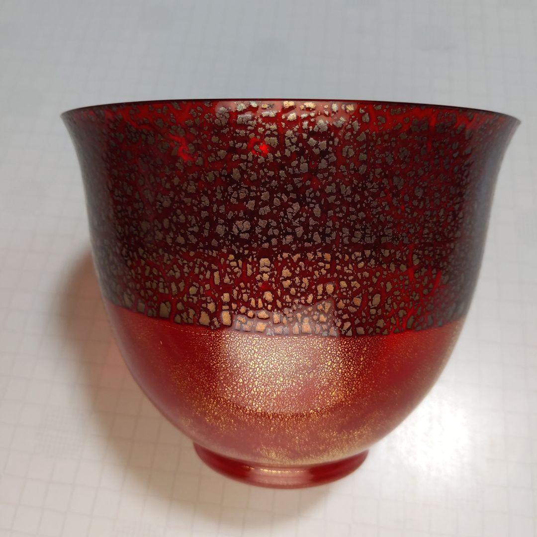 ヴィンテージ ベネチアンボウルの美形 金黒装飾 茶席を彩る茶器としても