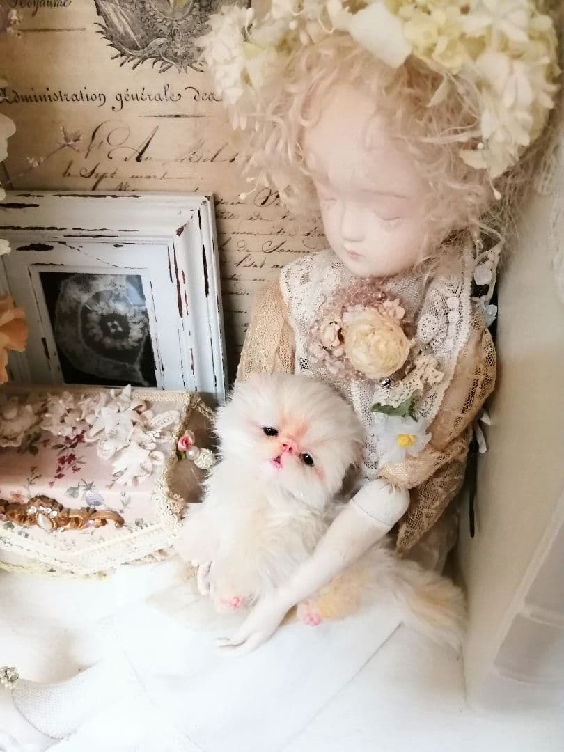 ふにゃっくた♡ベビサイズ♡子猫ちゃん♡アートドール♡ぬいぐるみ♡