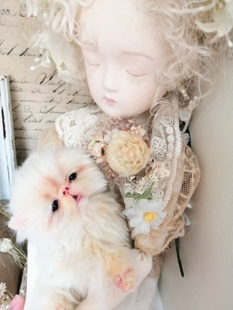 ふにゃっくた♡ベビサイズ♡子猫ちゃん♡アートドール♡ぬいぐるみ♡