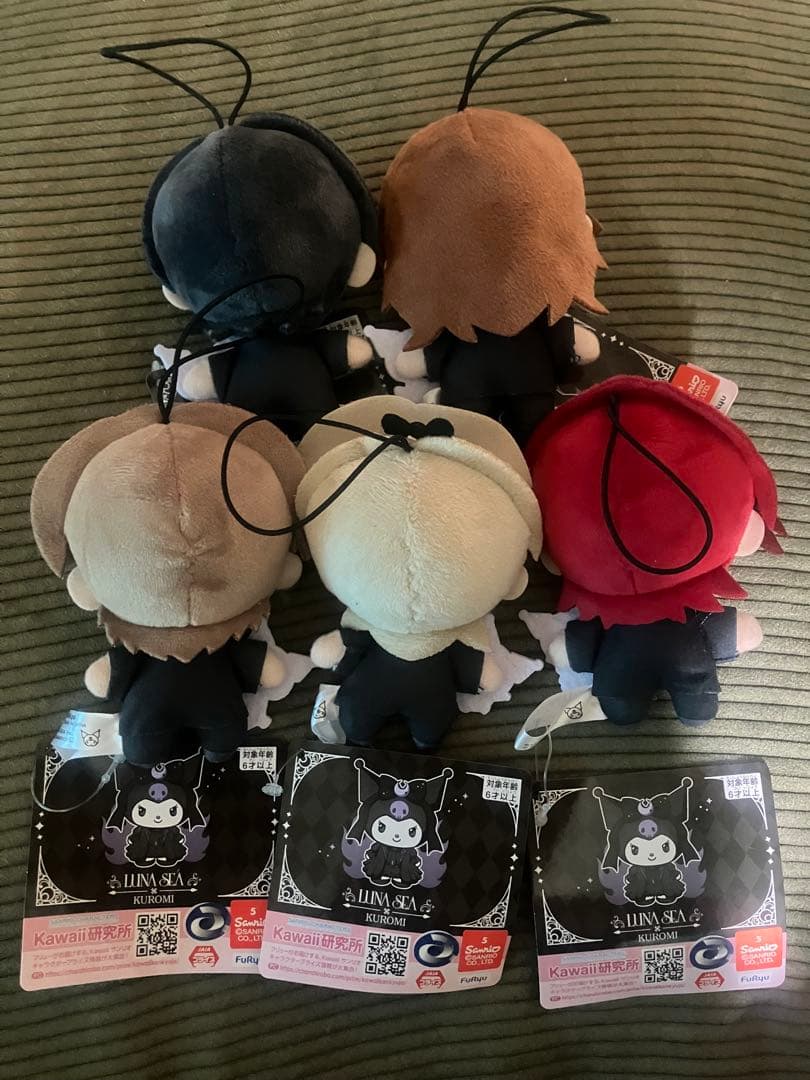 LUNA SEA×KUROMI マスコット 5種類セット　ラウンドワン限定