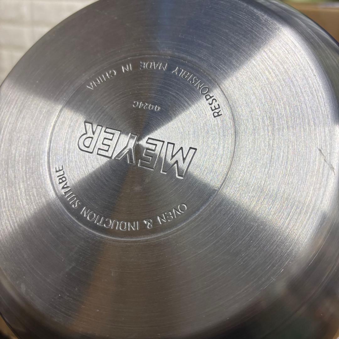 @2 MEYER フライパン　20cm&24cm マイヤー　ジャストフィットパン