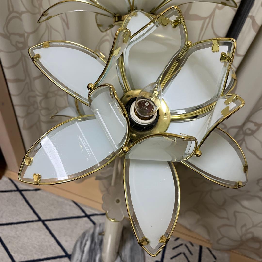 アンティーク　フロアライト　フラワーライトスタンド　★購入者様引き取り限定商品★