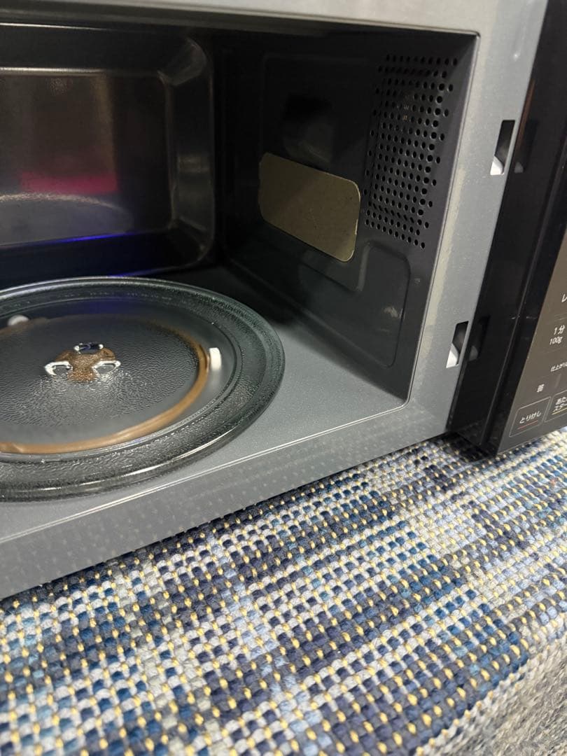 【洗浄消毒作業済】2024年製アイリスオーヤマ　電子レンジ　PMG-T179-B