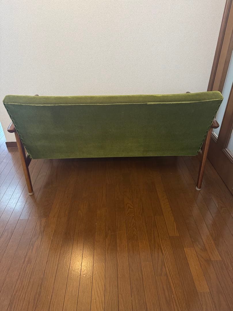 カリモク60 Kチェア 2シーター モケットグリーン ソファ karimoku