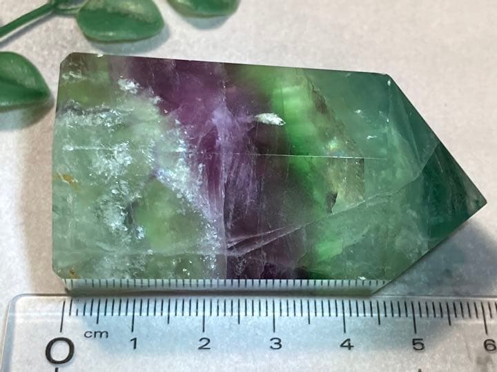 エンジェルフェザー✿*:・　万華鏡　フローライト　マルチカラー　蛍石　ポイント