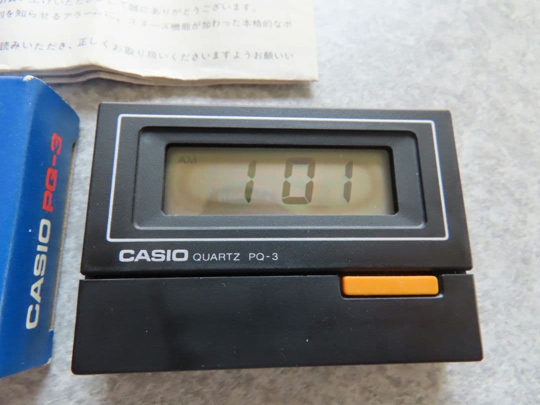 デジタル カシオ デジタル時計 置き時計　CASIO QUARTZ pq-3