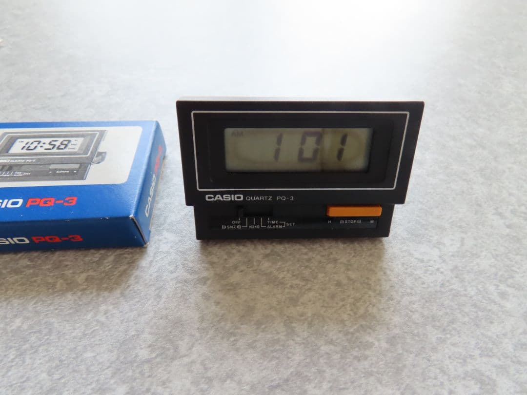 デジタル カシオ デジタル時計 置き時計　CASIO QUARTZ pq-3
