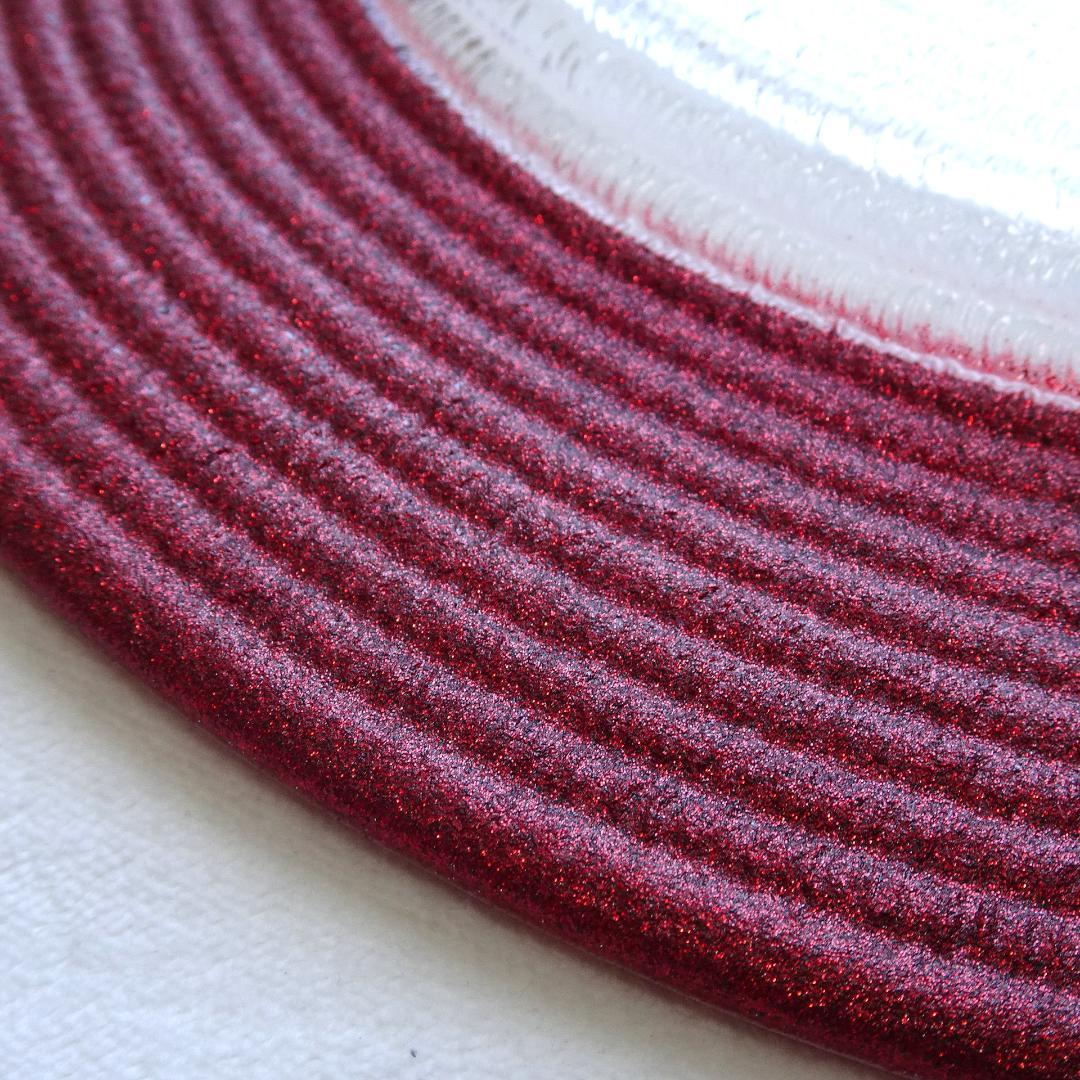 イタリア製 IVV HELIX ヘリックス 2枚セット レッド 赤 直径34cm