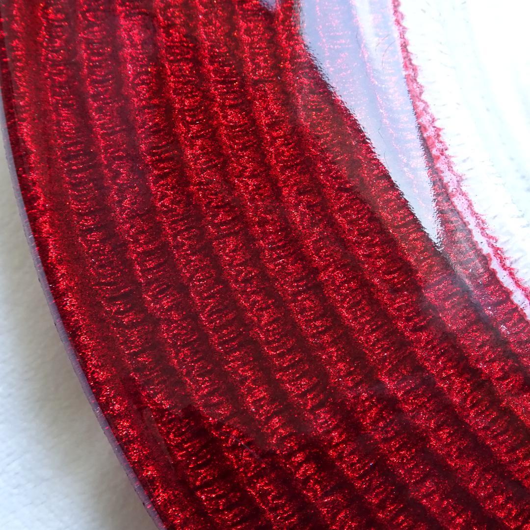 イタリア製 IVV HELIX ヘリックス 2枚セット レッド 赤 直径34cm