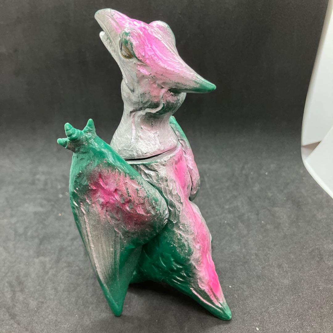 昭和レトロ 三浦トーイ ソフビ プテラノドン (ラードン) パチ怪獣 恐竜 翼竜