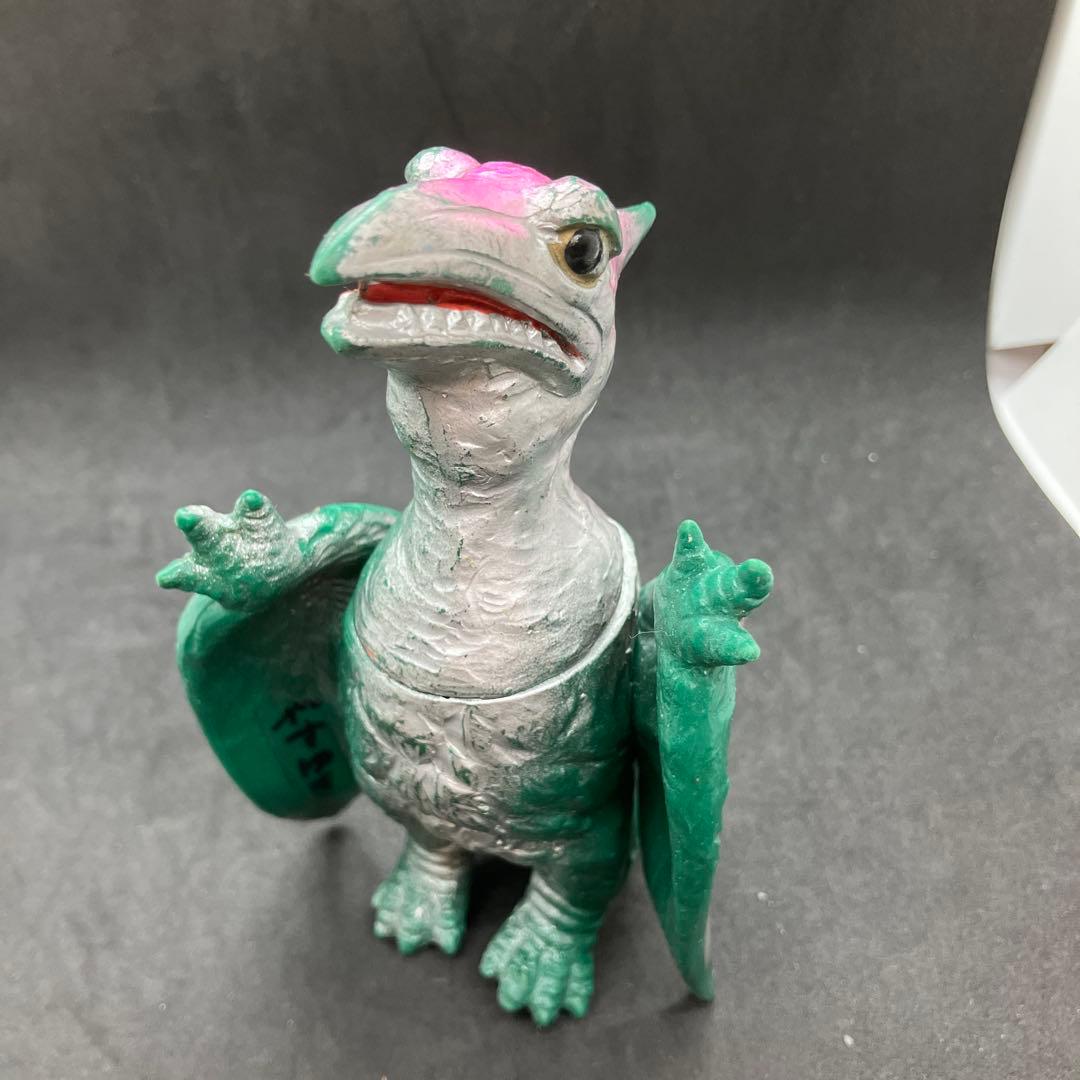 昭和レトロ 三浦トーイ ソフビ プテラノドン (ラードン) パチ怪獣 恐竜 翼竜
