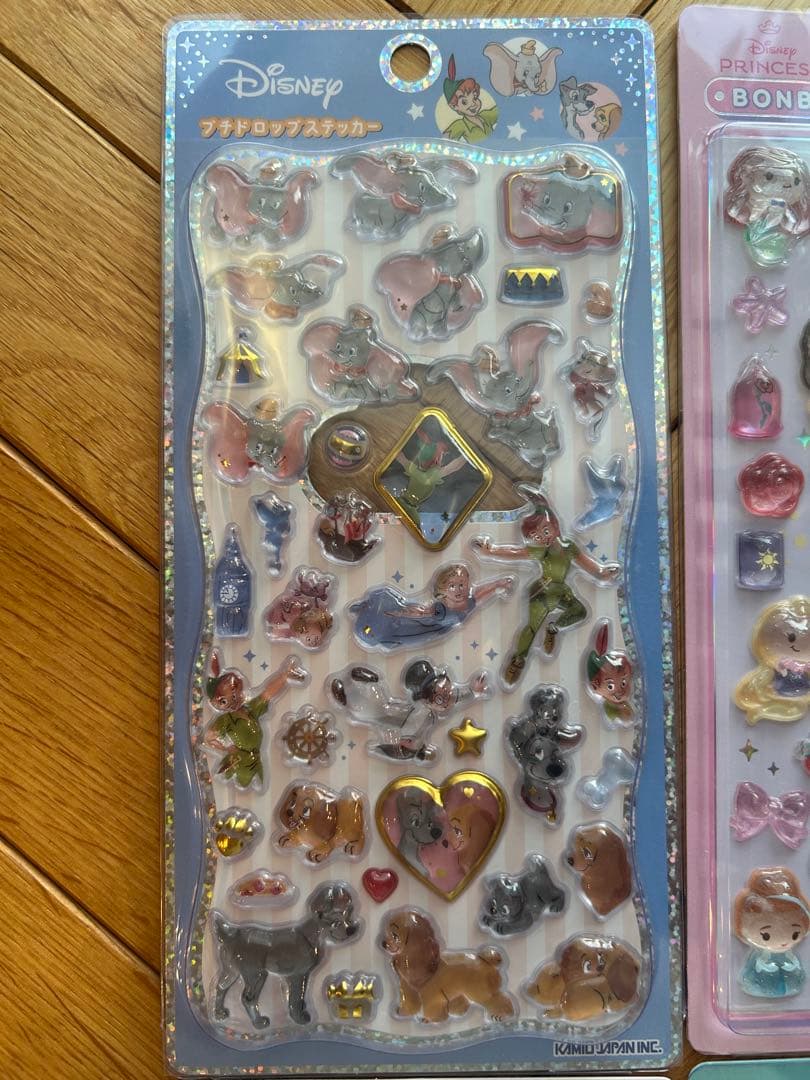 正規品★ディズニーボンボンドロップシール　プチドロップステッカー　4点セット