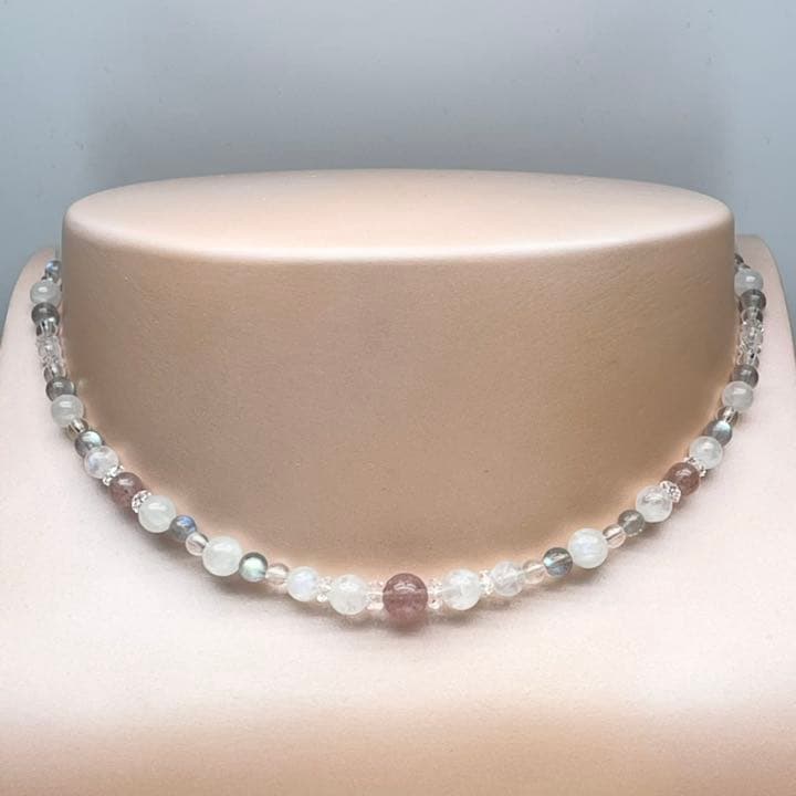 天然石 レッドアベンチュリン レインボームーンストーン ラブラド 水晶 Mサイズ