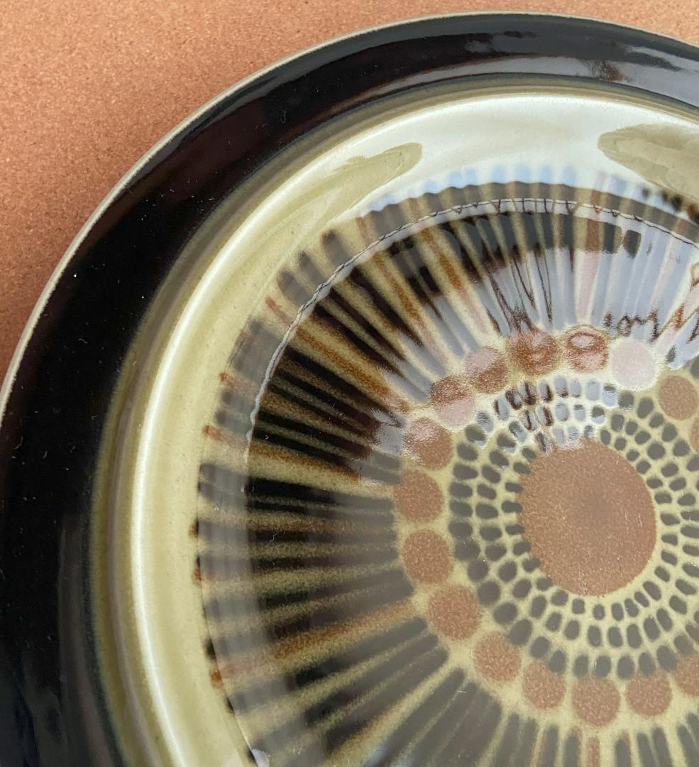 ARABIA コスモス KOSMOS Φ25 ディナープレート 緑系 1枚 B