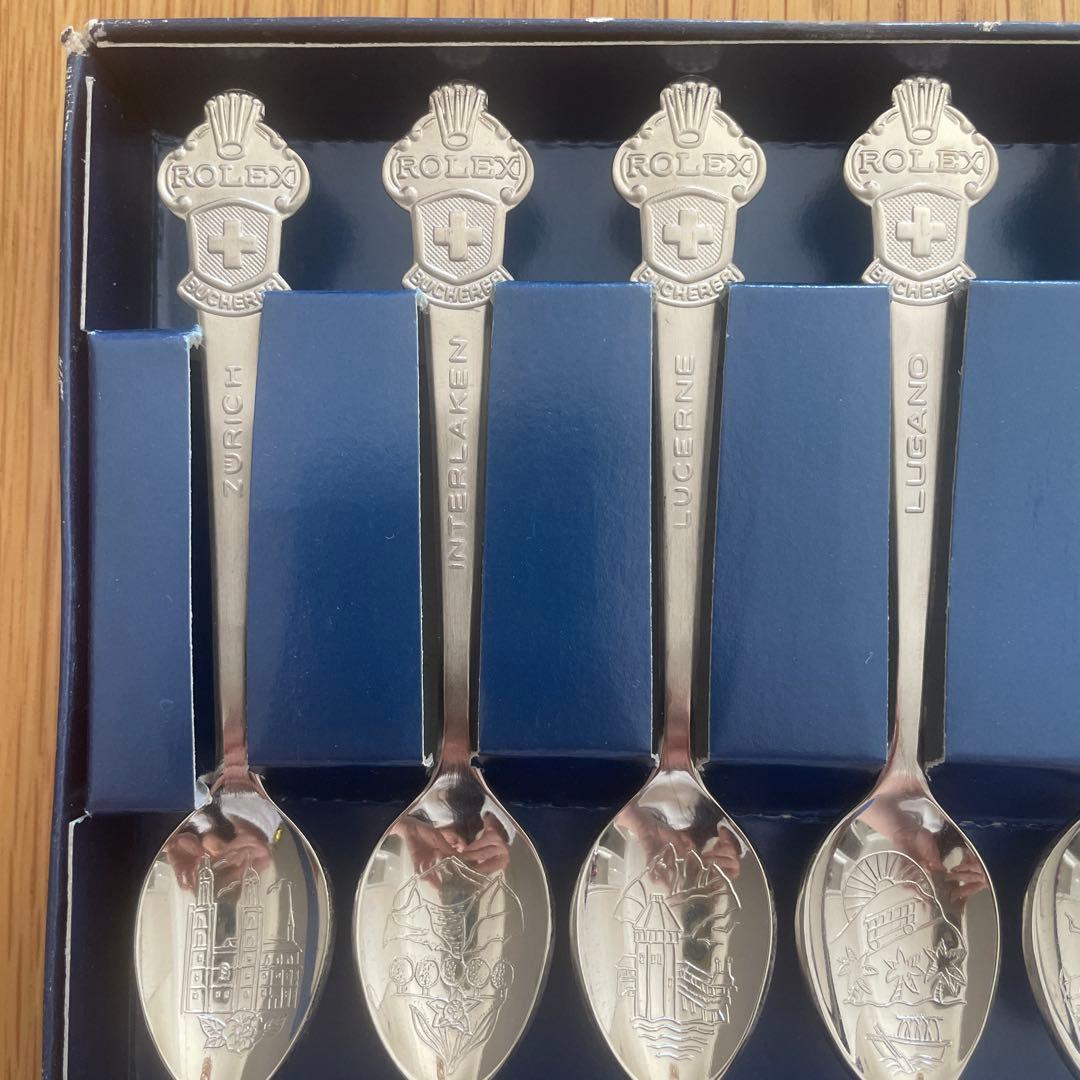 【未使用 】ROLEX BUCHERER カトラリー スプーン6本セット