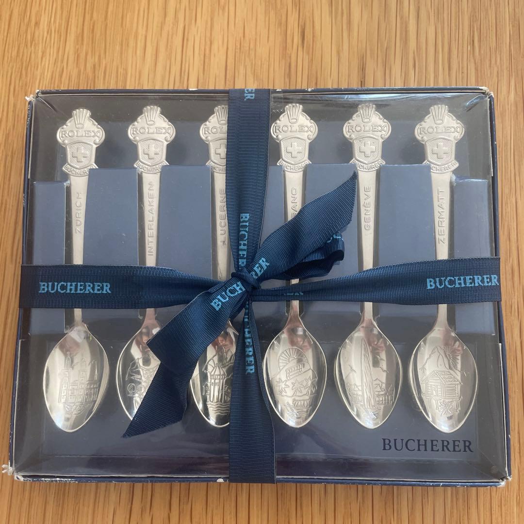 【未使用 】ROLEX BUCHERER カトラリー スプーン6本セット