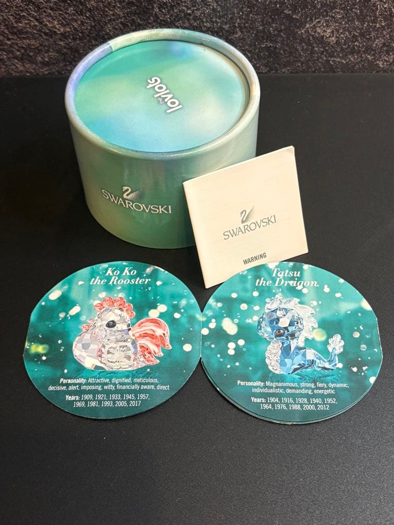 《 希少美品 》 スワロフスキー Swarovski Zodiac 十二支 鶏