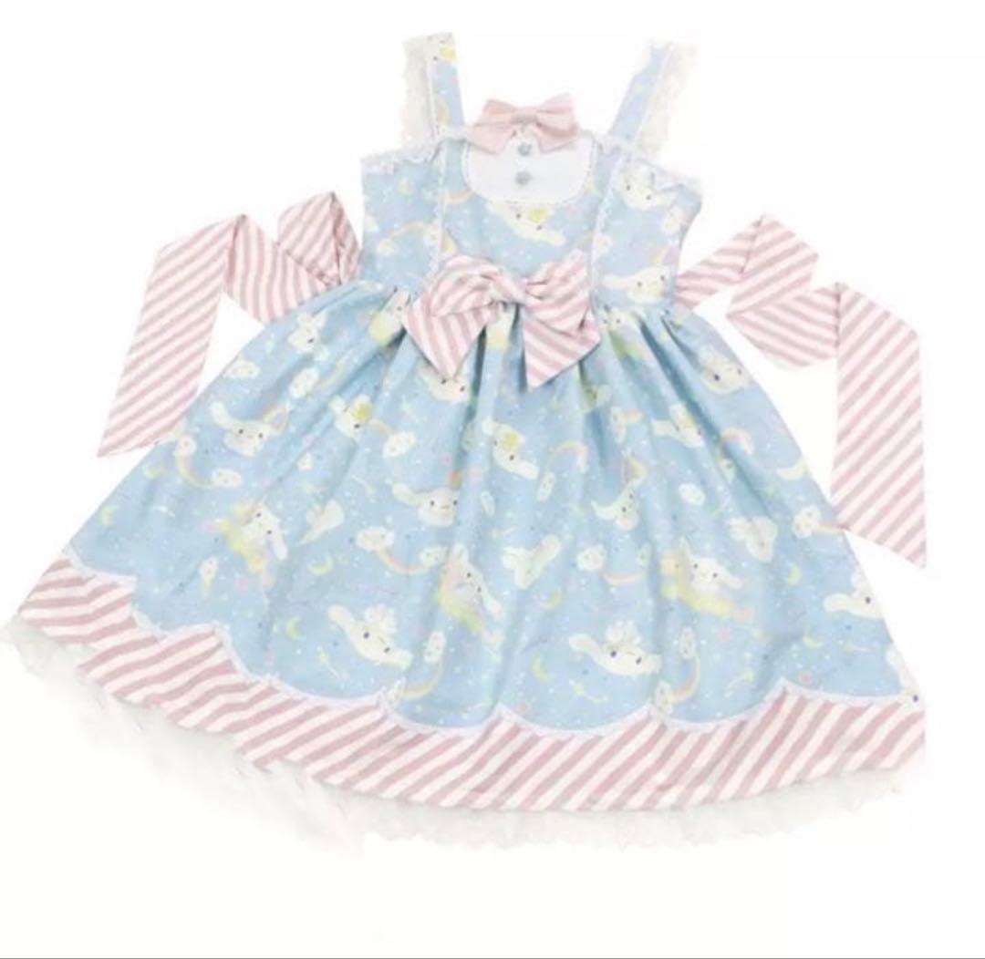 シナモロール ロリータ ワンピース　Lサイズ　シナモン