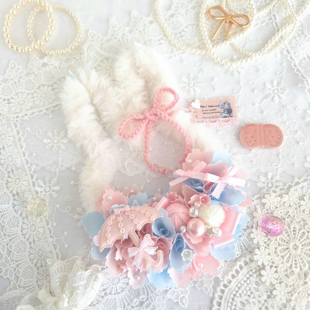 専用　感謝品　布リース*紫陽花パレット*