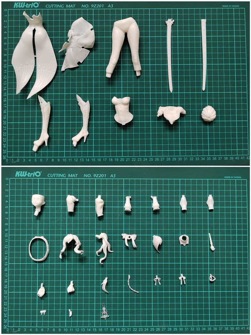 フィギュア　ガレージキット　未塗装未組立　1/7ガレキ　美女　美少女