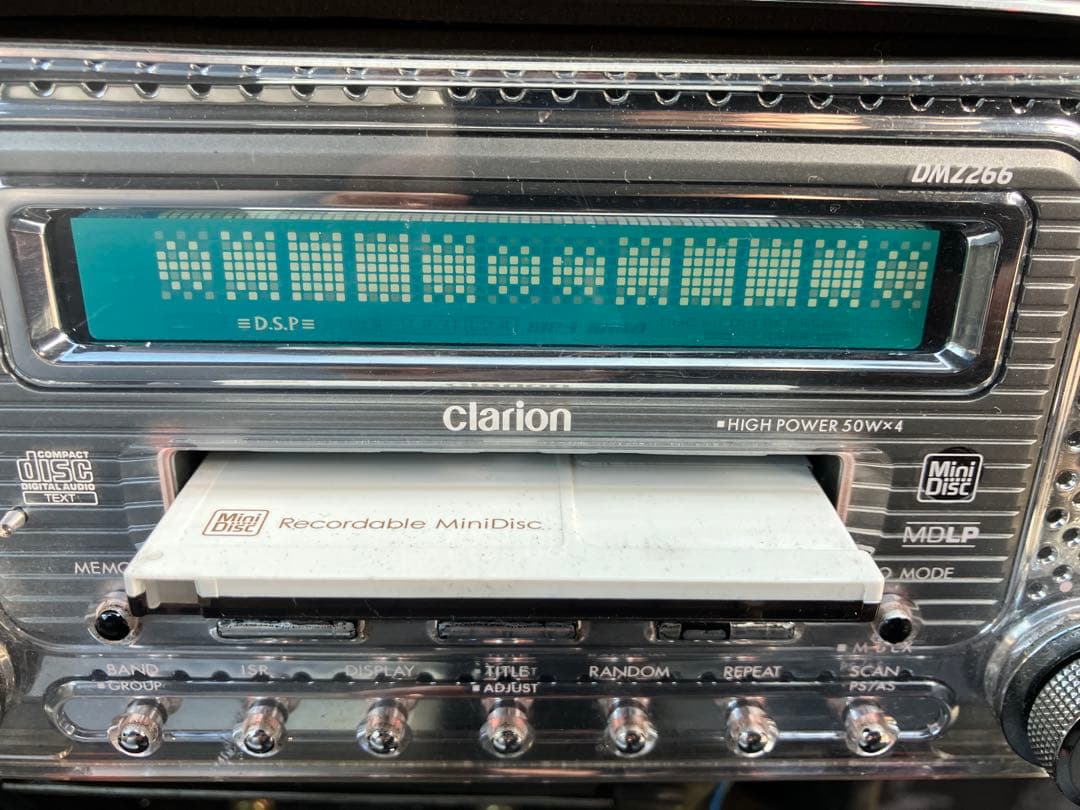 希少　クラリオン 2DIN CD/MD DMZ266 カーオーディオ