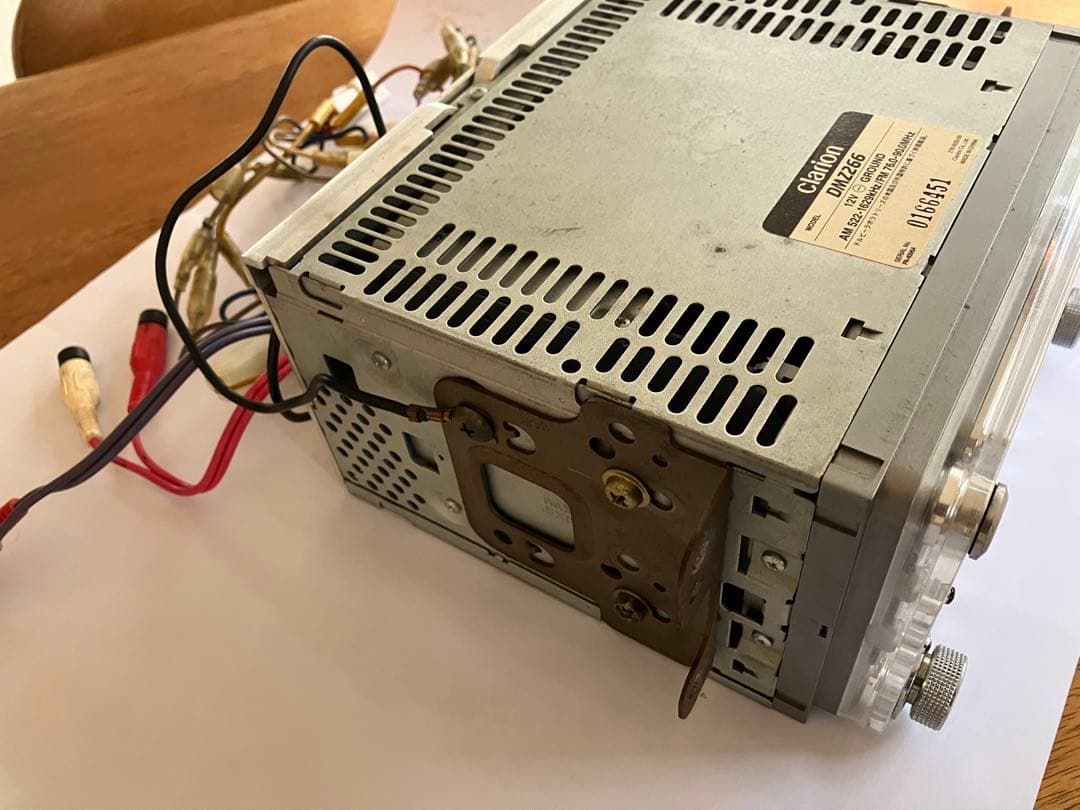 希少　クラリオン 2DIN CD/MD DMZ266 カーオーディオ