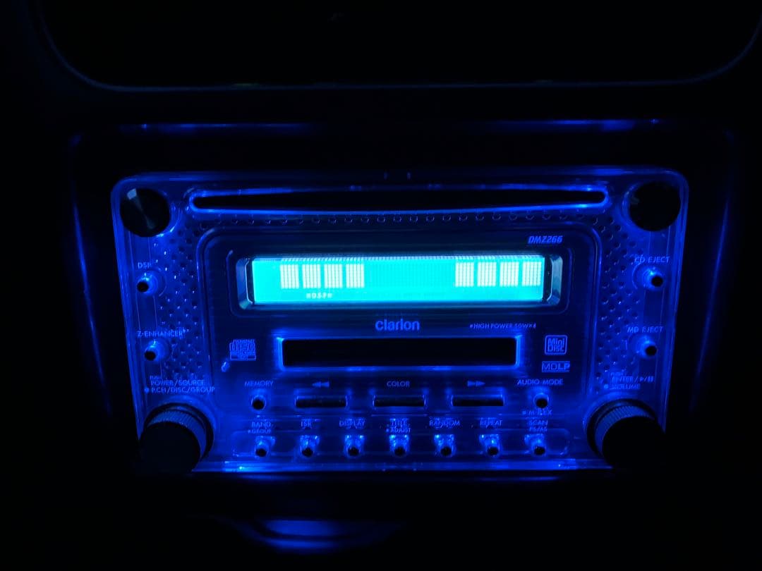 希少　クラリオン 2DIN CD/MD DMZ266 カーオーディオ