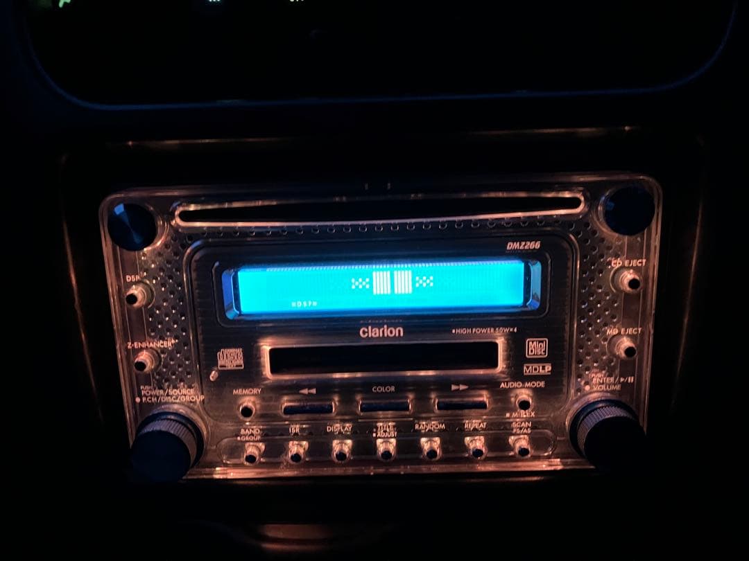 希少　クラリオン 2DIN CD/MD DMZ266 カーオーディオ
